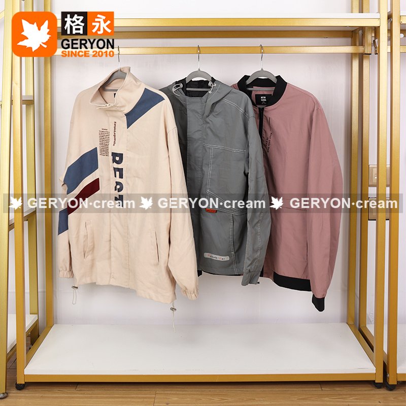 GERYON vintage branded used windbreaker jacket bales bale used winter jackets second hand clothes bales for men