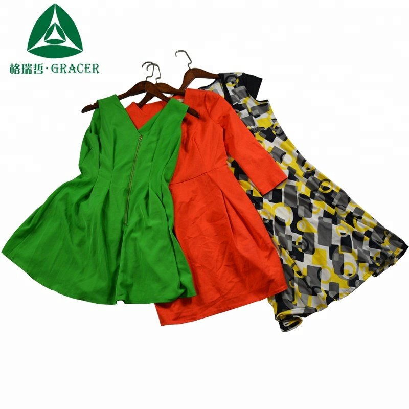 Africa Style Used Cotton Dress used sommer clothes wholesale