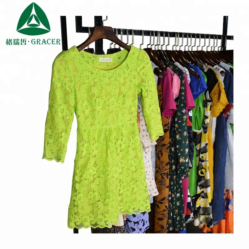 Africa Style Used Cotton Dress used sommer clothes wholesale