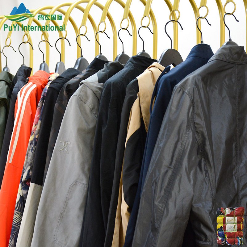Wholesale thin men's Jacket used clothes second hand clothes men used clothes from uk bales