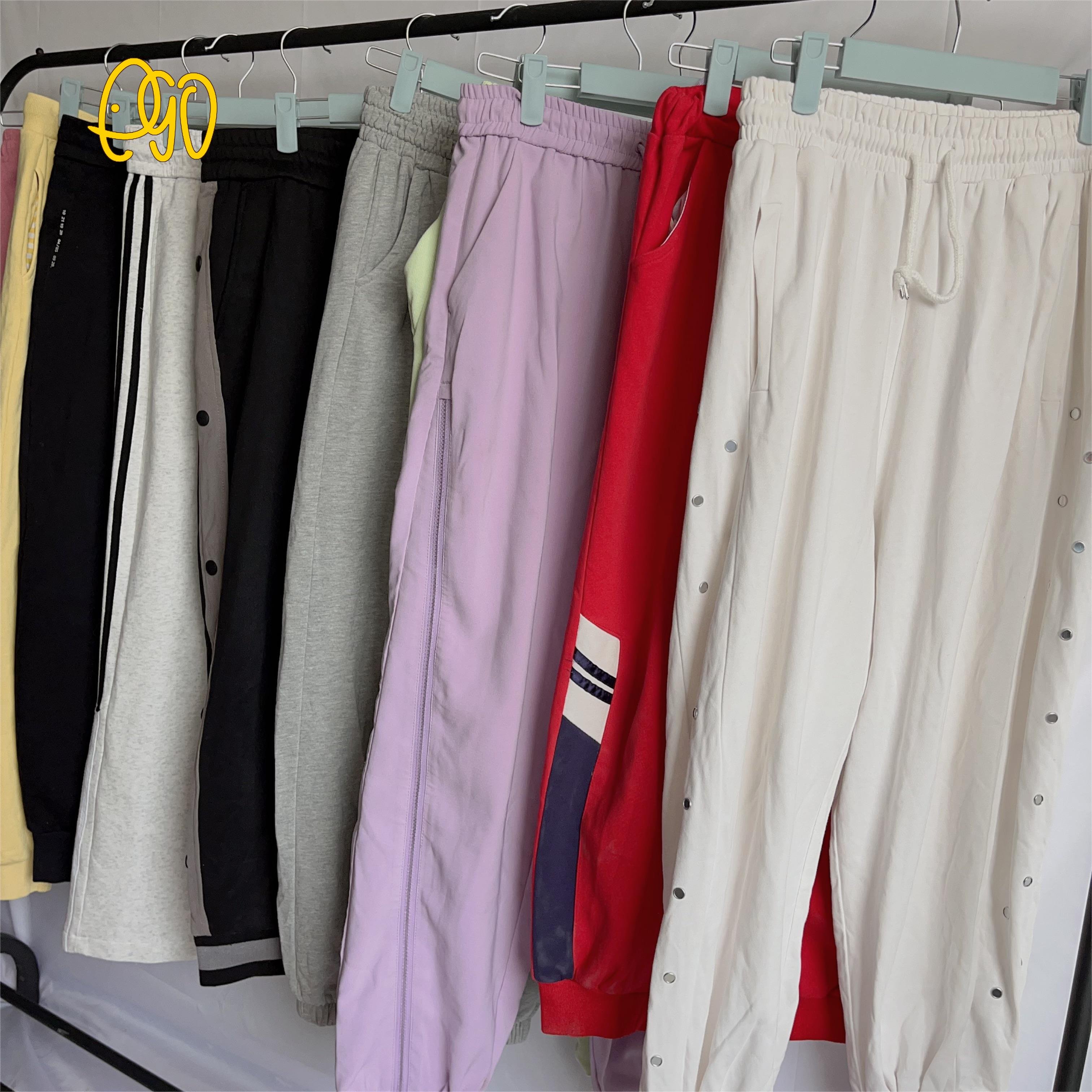 Used clothes of women Second Hand Cotton Sports Pants Wholesale Cheap Clothing Supplier Used Summer Clothes