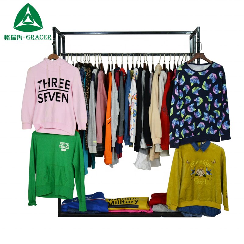 Second Hand Clothing Hoody Sports Wear Bulk Used Clothing Original from USA Winter Clothes for Men Adults Casual Wear Mix Color