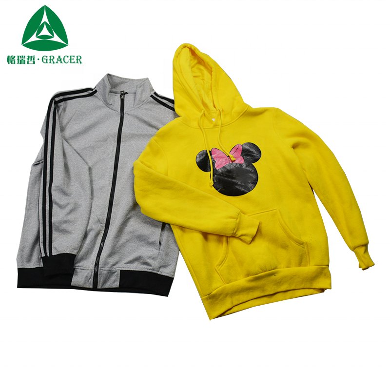 Second Hand Clothing Hoody Sports Wear Bulk Used Clothing Original from USA Winter Clothes for Men Adults Casual Wear Mix Color