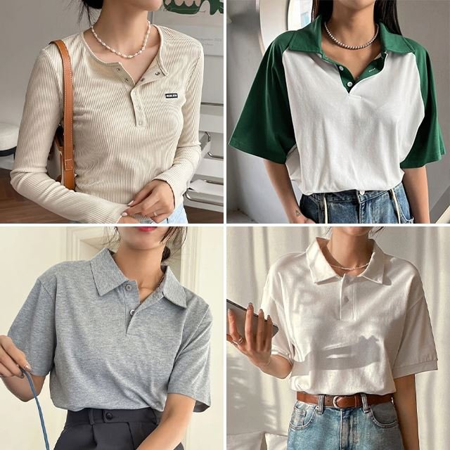 New style clothes with square neck, short front shoulder design and a sense of niche top wholesale from Chinese suppliers