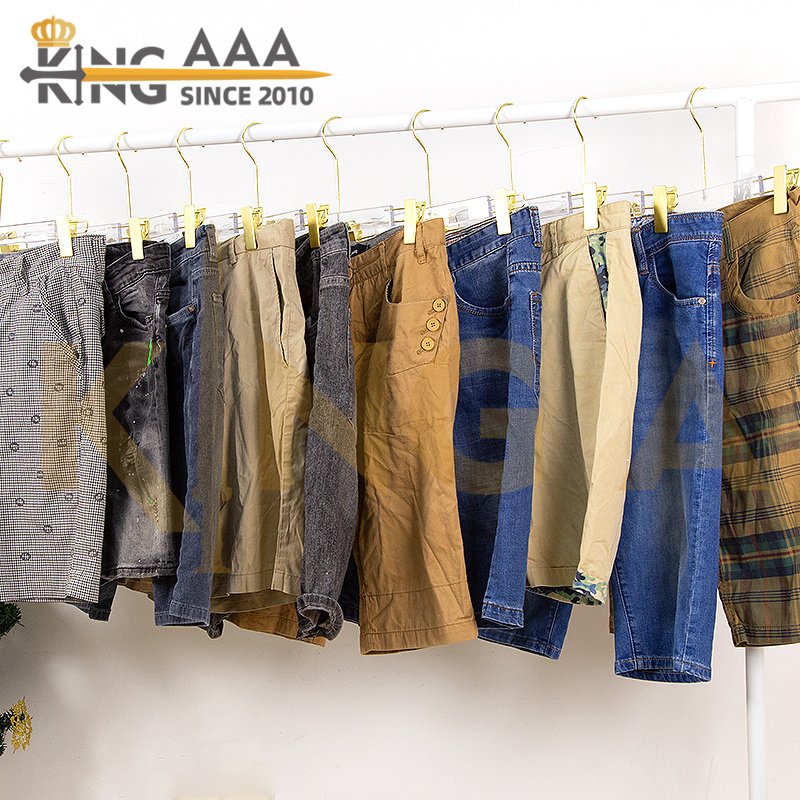 Pockets Men Denim Jeans Shorts Swear Second Hand Pants Loose Style Premium Quality Design Used Clothes Ukay Ukay Supplier