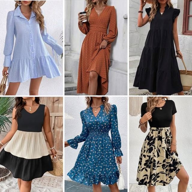 Wholesale Women's 2023 brand New top mix Mix dress bulk package used stock clothing