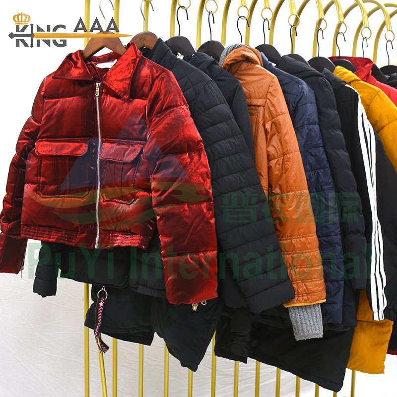 mixed winter jackets coats brand used clothes secondhand clothing bales of mixed used clothing for sale
