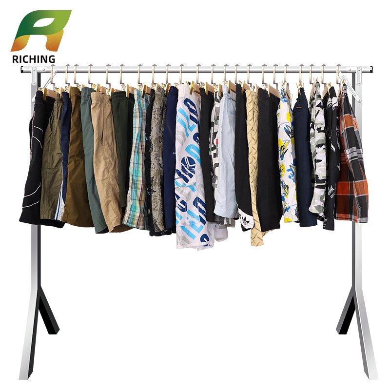 Cheap second hand clothing factory wholesale adult summer used cargo shorts clothes for men shorts pants