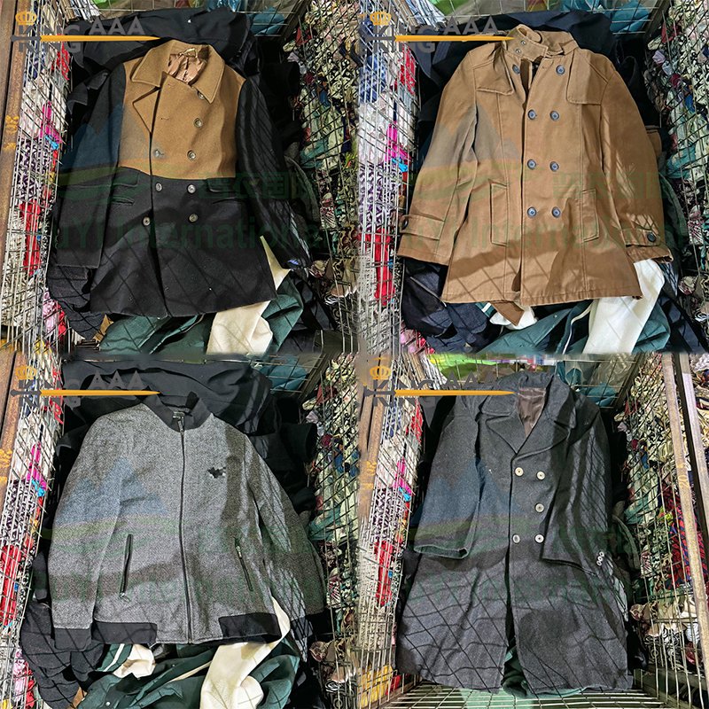 KINGAAA worsted coat ropas usadas hombre pakaian bekas pria second hand used clothing used clothes ukay bales for men bales