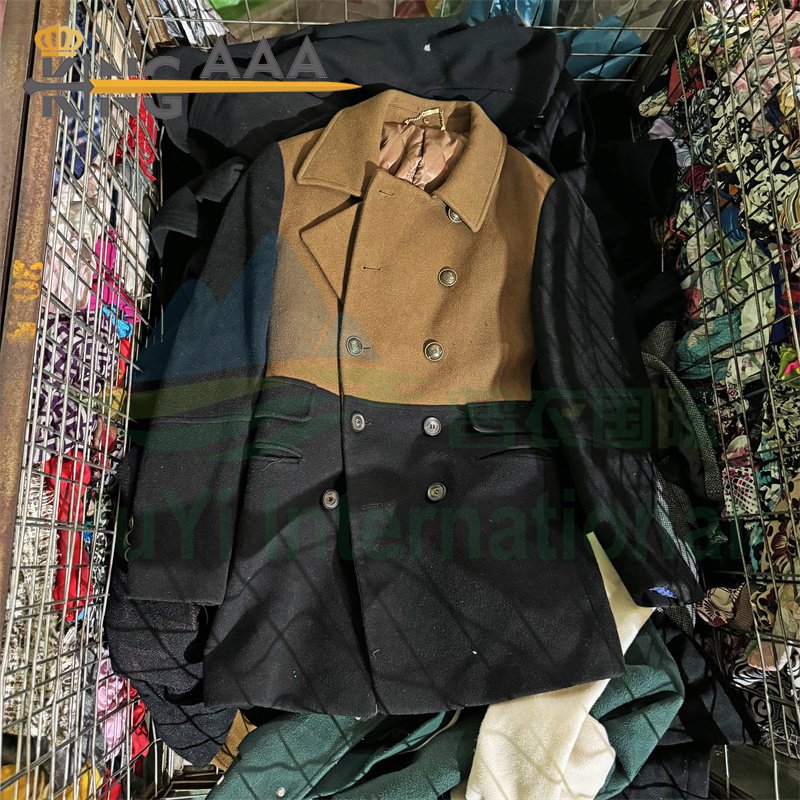 KINGAAA worsted coat ropas usadas hombre pakaian bekas pria second hand used clothing used clothes ukay bales for men bales