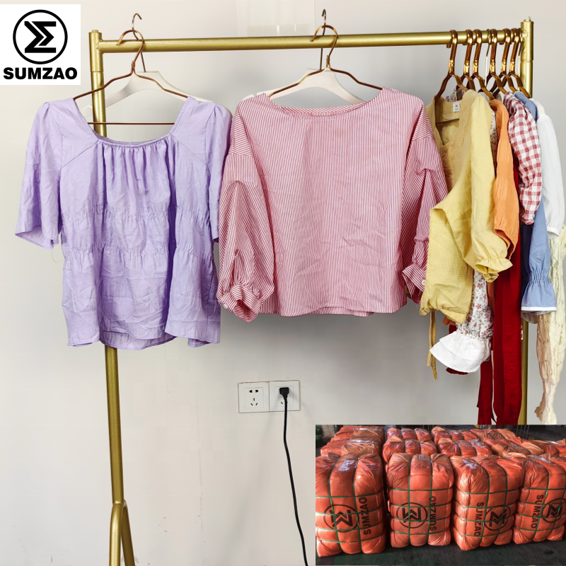 Bundles Wholesale Top Quality Canada Us Bales Used Clothes Old Clothes Second Hand Bulk Used Clothes pakaian bekas