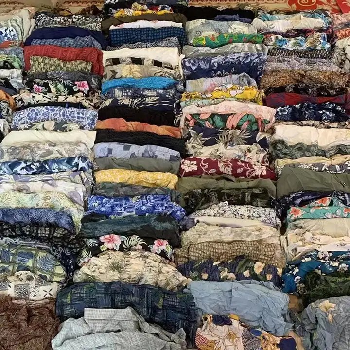 Batch wholesale of high-end clothing, cotton T-shirts, second-hand mixed clothing inventory