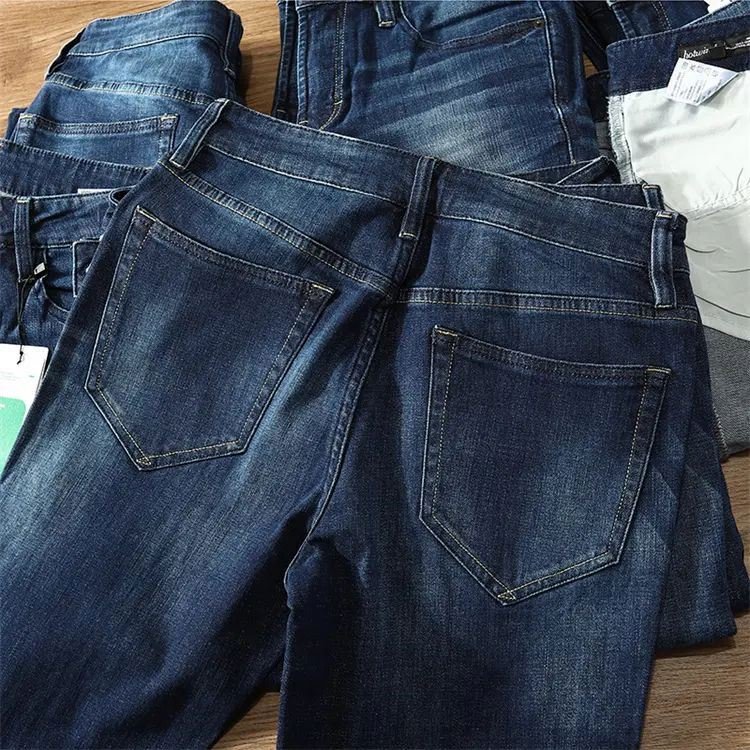 stock cut label used jeans stock wholesale mixed stock cheap denim second hand high quality used pants for hombre man