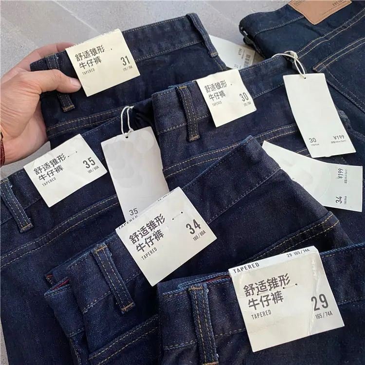 stock cut label used jeans stock wholesale mixed stock cheap denim second hand high quality used pants for hombre man