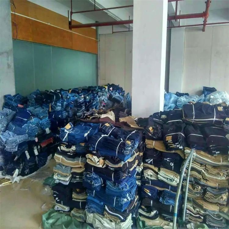 stock cut label used jeans stock wholesale mixed stock cheap denim second hand high quality used pants for hombre man