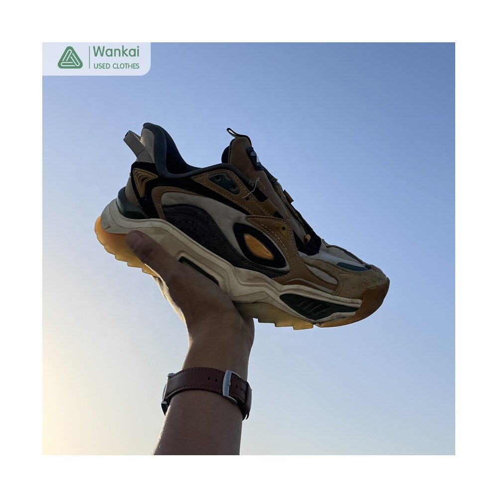 CwanCkai Wholesale Used Clothing A First Grade Thrift Branded Used Clothes In Bales Men Sport Shoes Second Hand Mixed Shoes