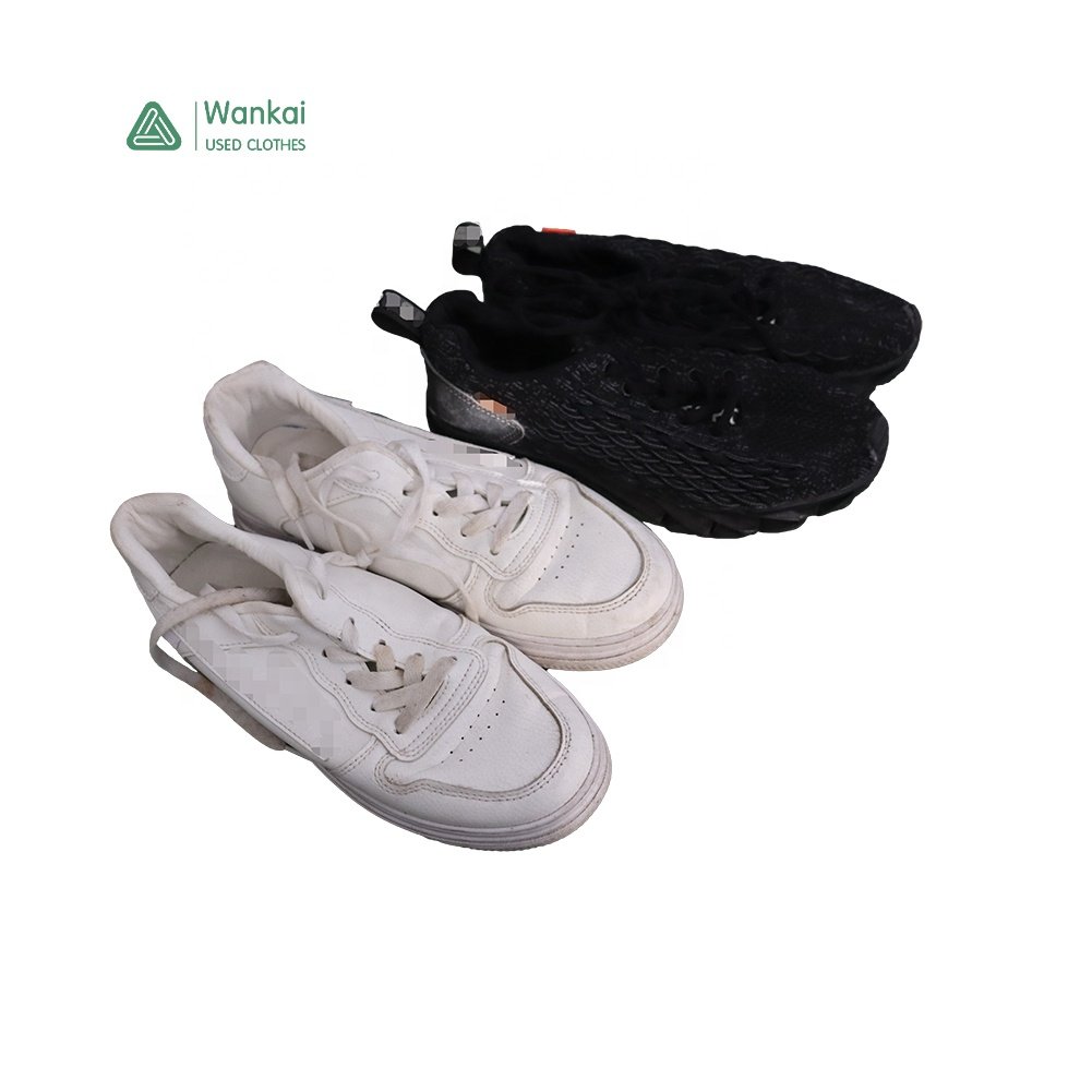 CwanCkai Wholesale Used Clothing A First Grade Thrift Branded Used Clothes In Bales Men Sport Shoes Second Hand Mixed Shoes
