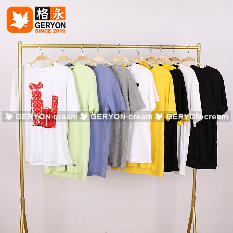 heavyweight t-shirt bulk items wholesale lots apparel stock t-shirts pour hommes bale used second hand clothes bales wholesale