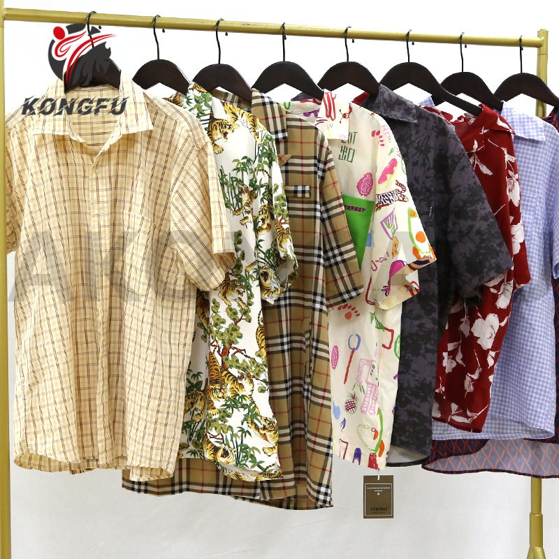 camisas para hombres men's shirts casual print t shirt used clothes bales mens tshirt crop top used branded clothes from uk