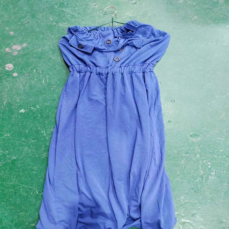 Cotton Polyester Summer cotton long dresser Casual Long Dress For Women used clothes
