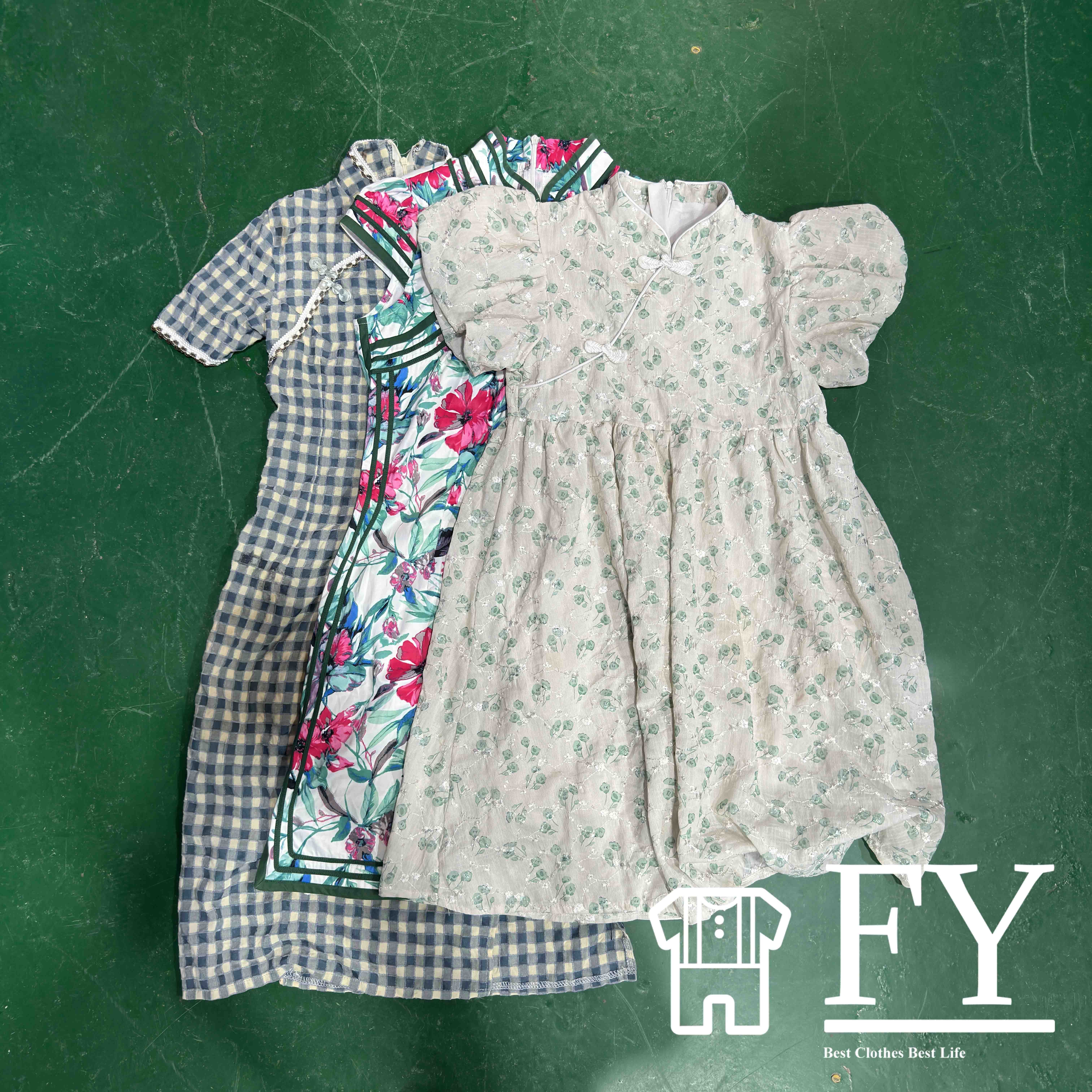 FengYang Used Clothes Bales clothing Australia bulk second hand summer clothes cheongsam qipao