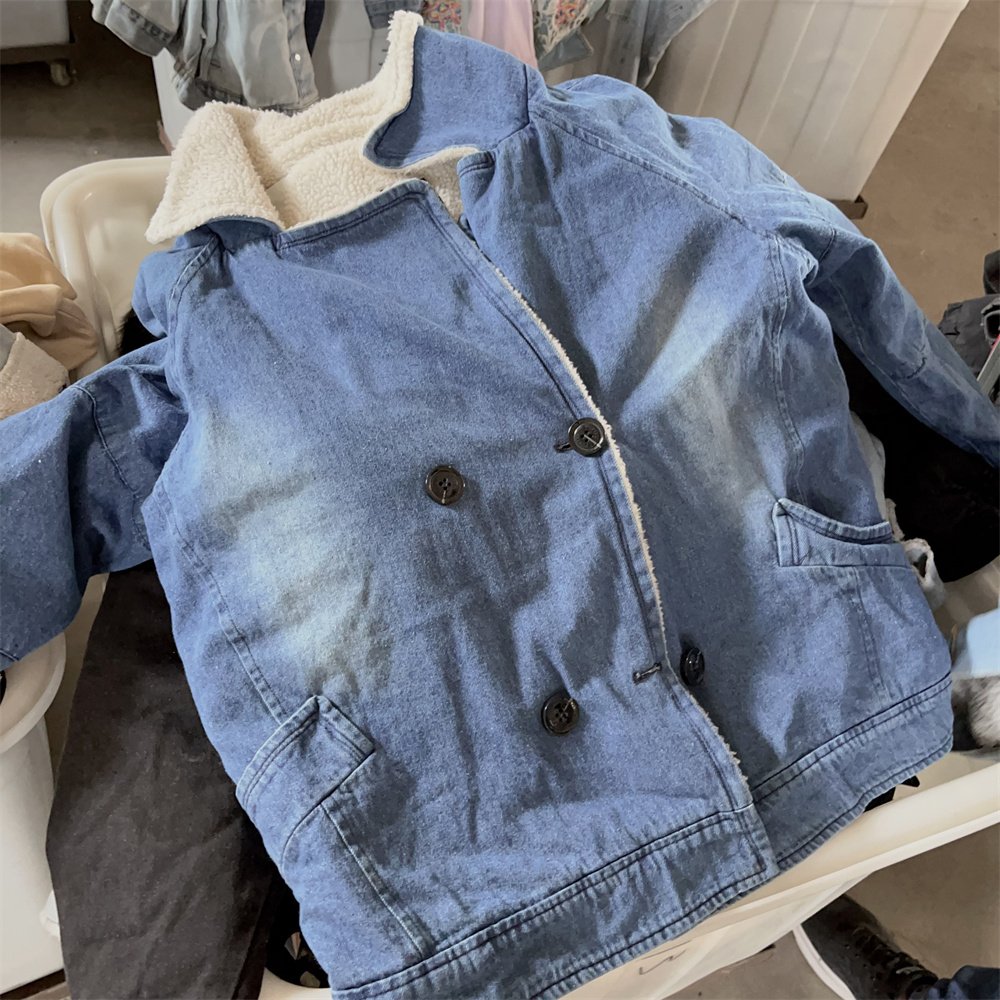 Used Jean Clothes Wholesale Second Hand Heavy Denim Jacket And Jeans For Adult Vintage Clothes Pacas