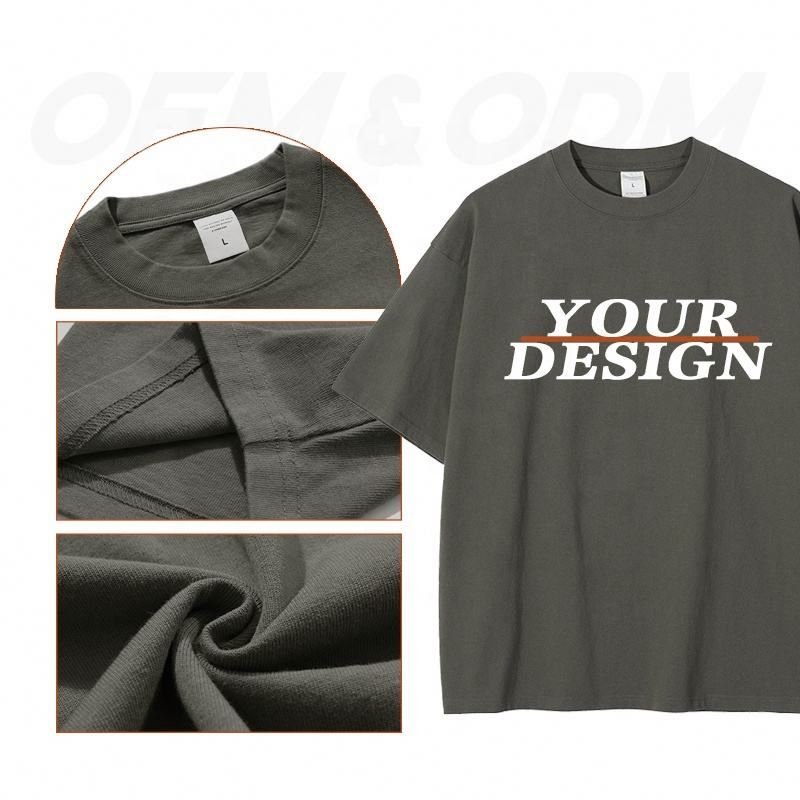 Used clothes High Quality 100% Cotton Blank Men's T-shirts Heavyweight Oversized Tshirt Printing Custom T Shirt