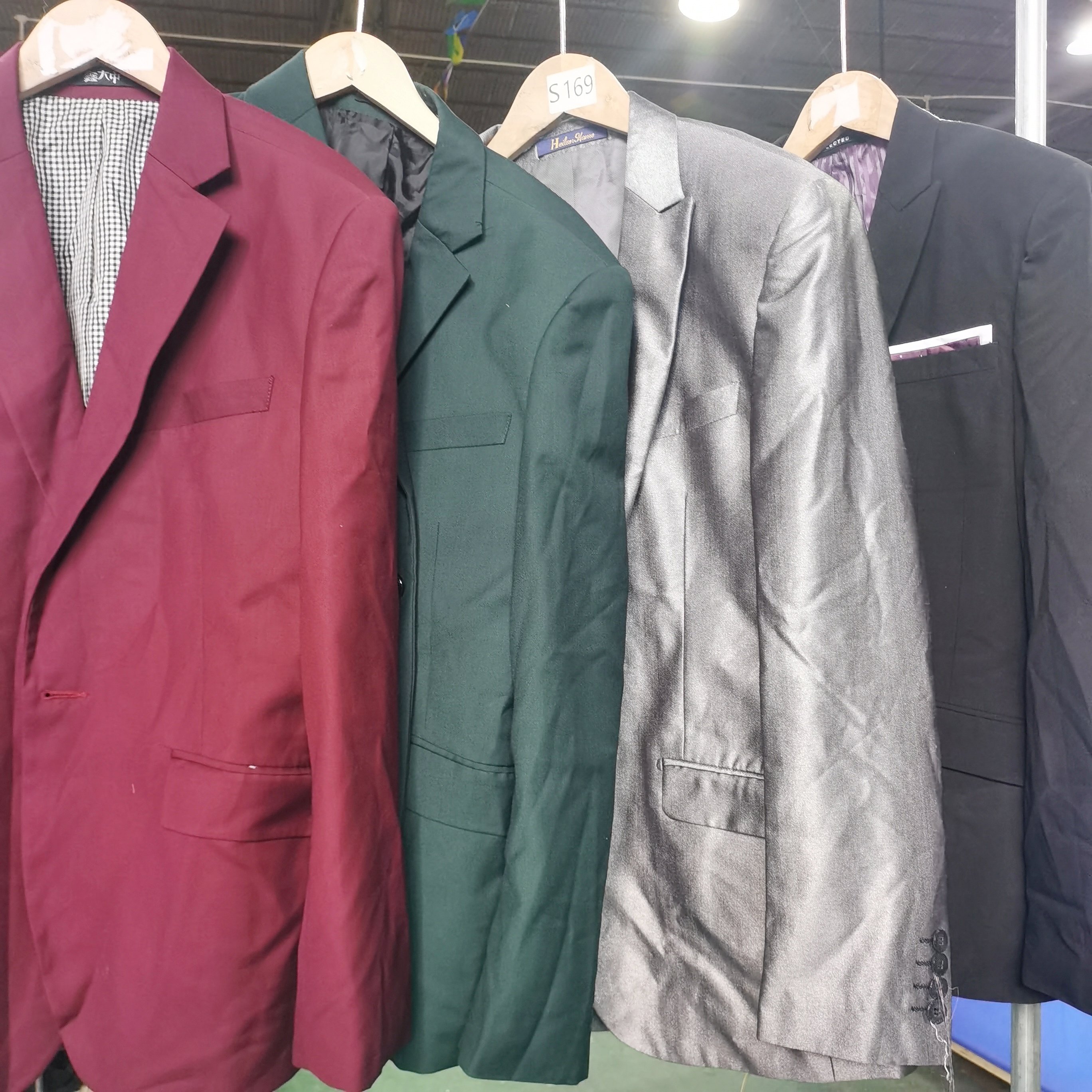 Factory hot sale used men's suits blazer plus size men's suits blazer mix size used blazer stock wholesale