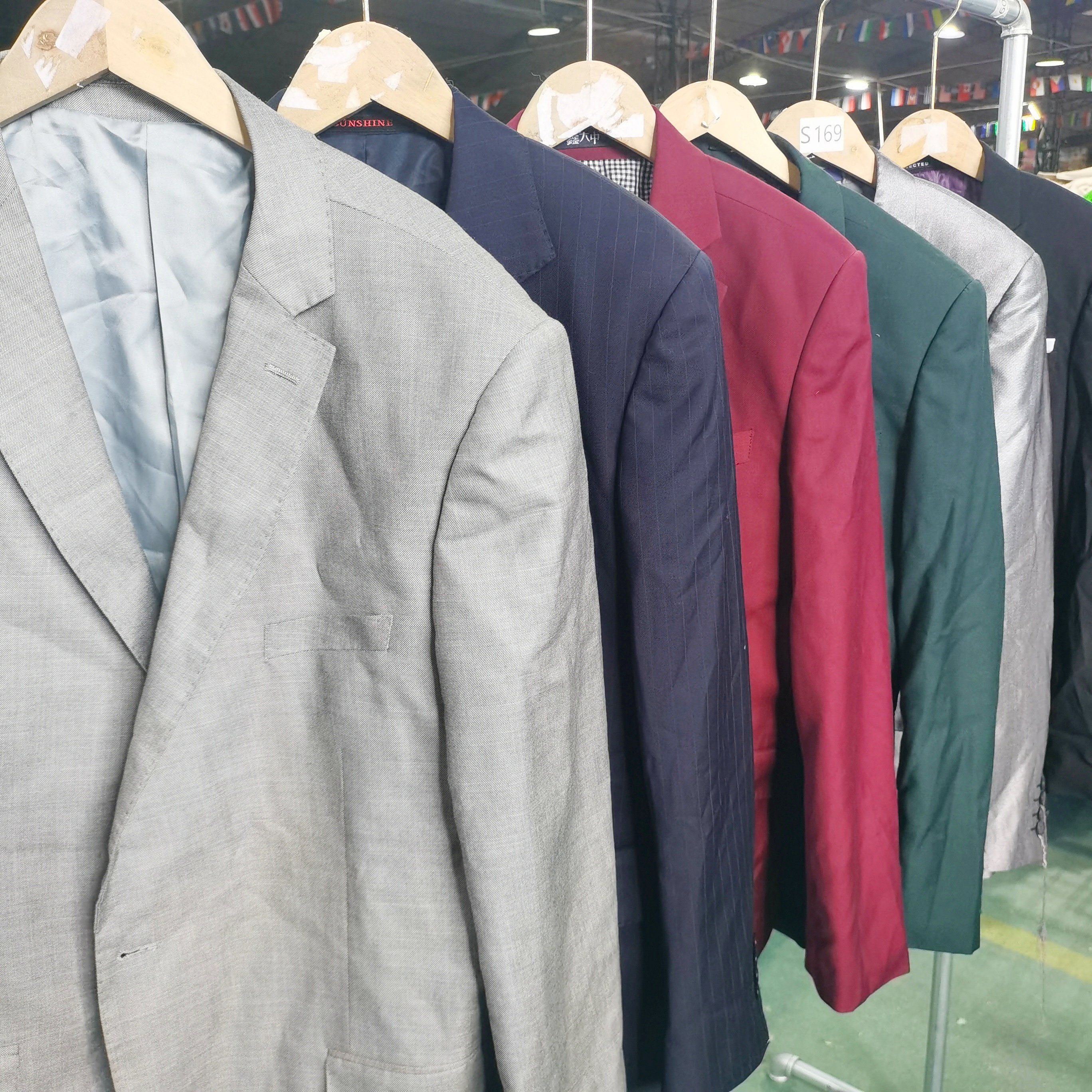 Factory hot sale used men's suits blazer plus size men's suits blazer mix size used blazer stock wholesale