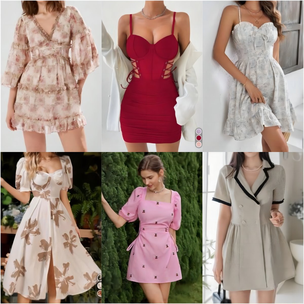 2025 Spring/Summer New Women's Fashion Casual Heavy Industry Sequins Embroidered Short Sleeve Dress