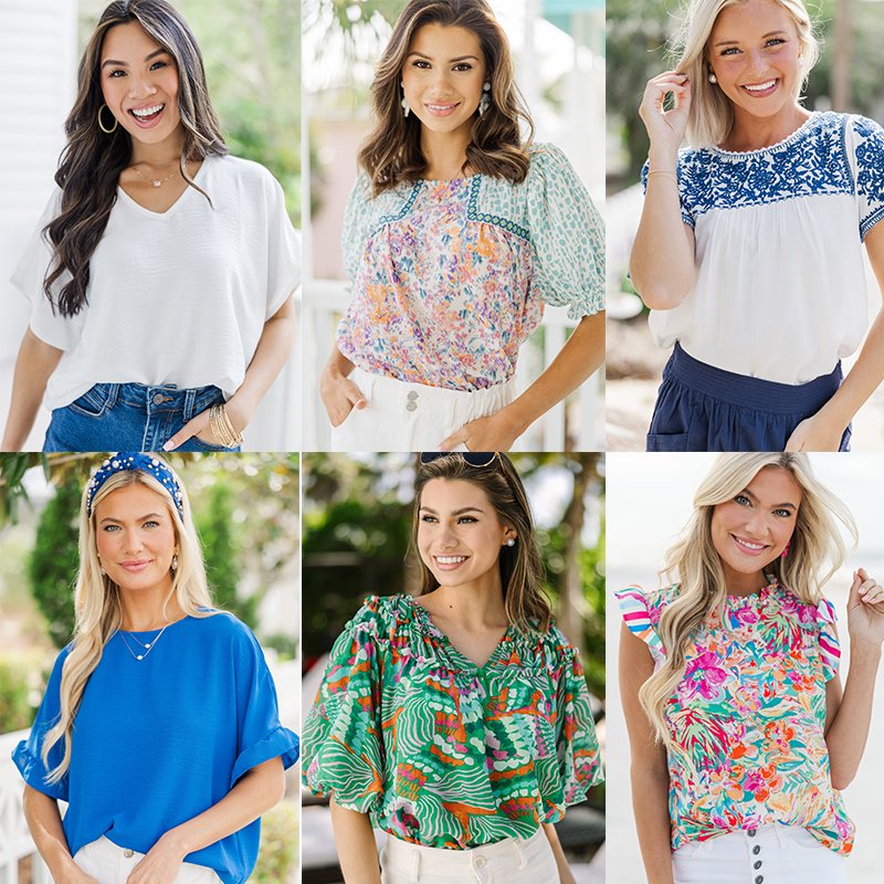 2023 fashion wholesale clothes factory discount assorted bulk clothing shop blusas tops womens dress