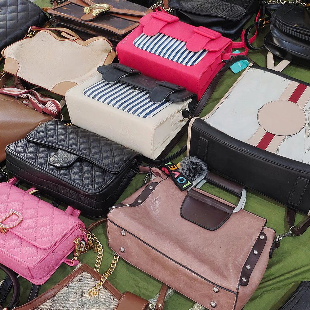 Wholesale second hand clothes used bag bales women designers shoulder handbags uesd ladies bag used clothes