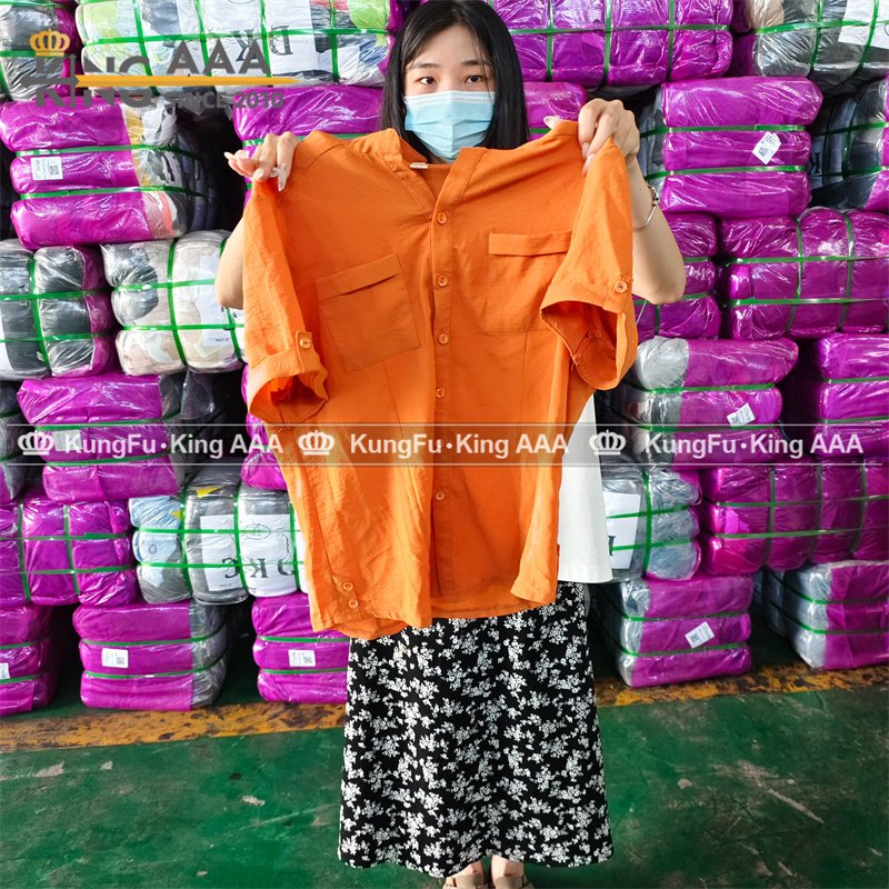 KINGAAA used blouse bales used designer clothes ukay ukay bales supplier bea and cqs bale ropa usada premium pakaian bekas
