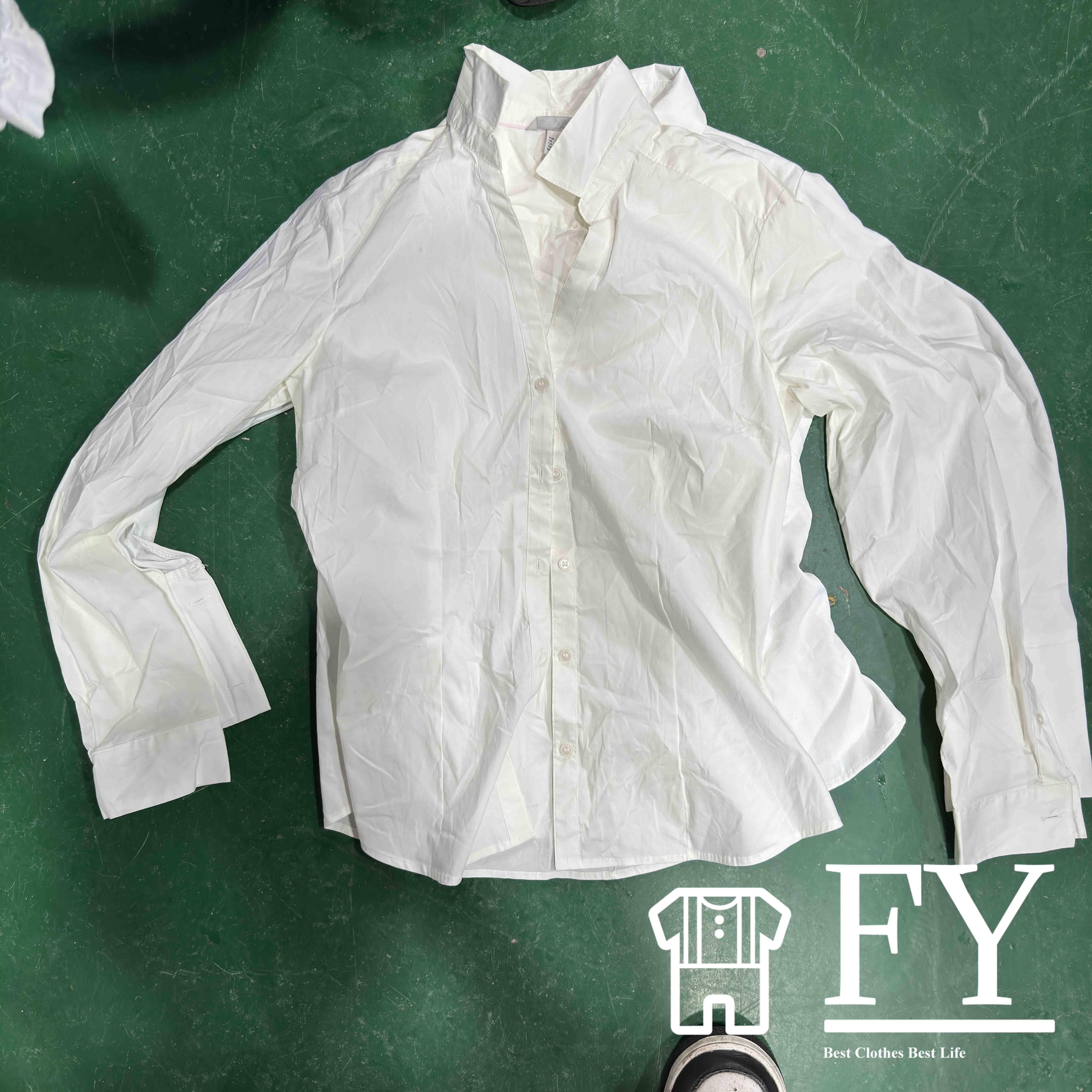 FengYang Used Clothes Used White Blouses Clothing Bales Thrift Wears For Ladies Second Hand Clothing