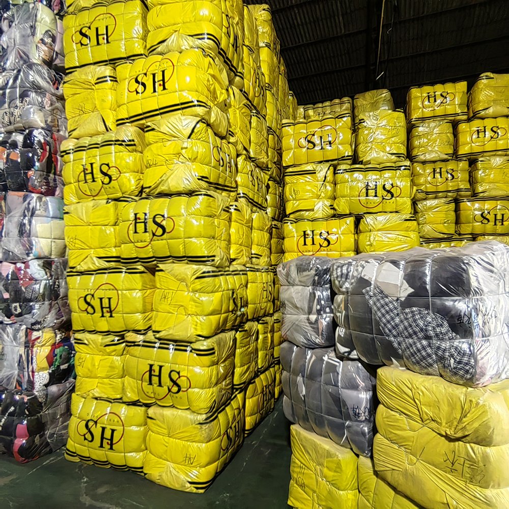 A Grade Second Hand Clothes Used Clothes Factory Wholesale Bulk Mixed Used Clothes Bales