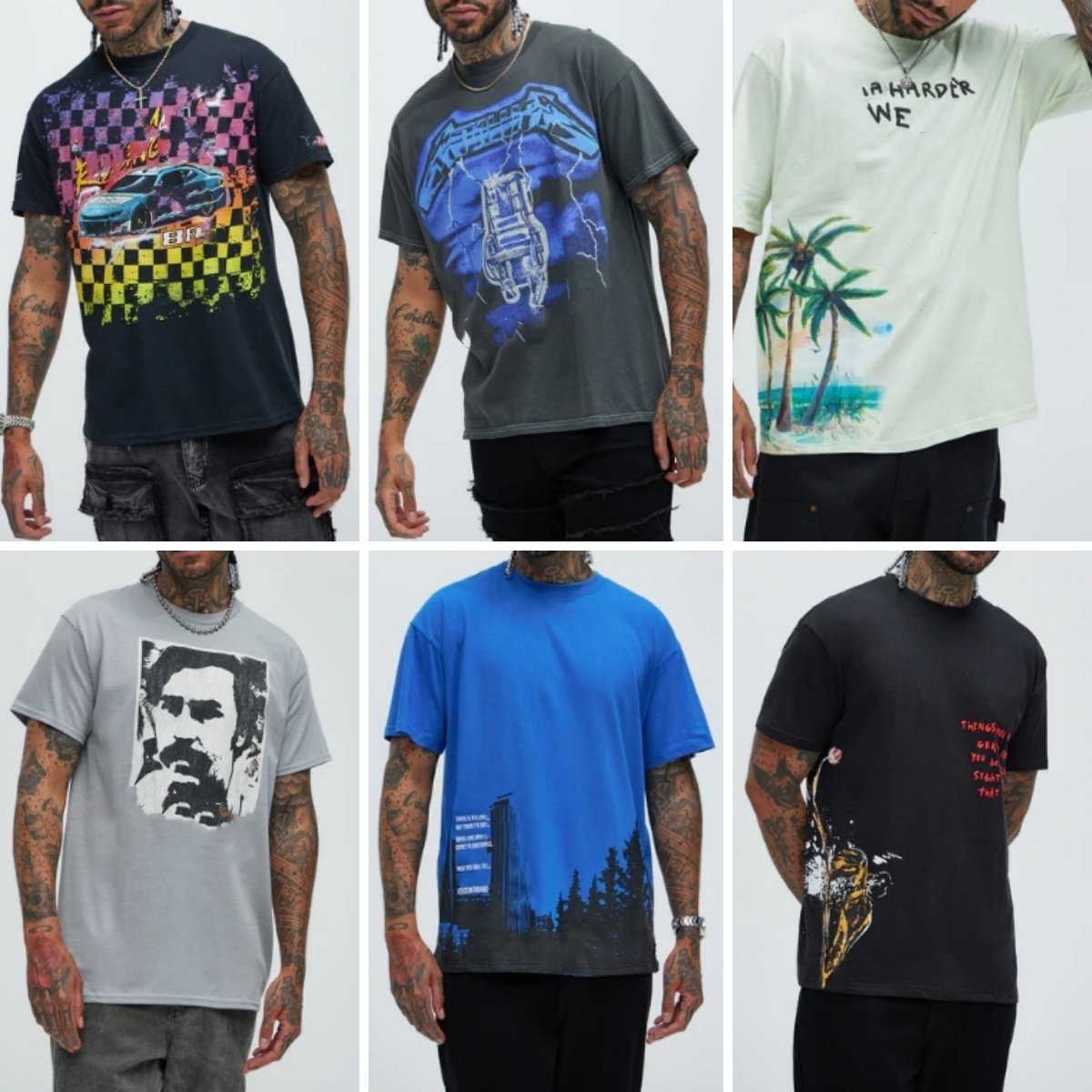 Factory Direct Sale Short Sleeve Round Neck Shirt Big Tall Men's Stock T-shirt Cotton tshirt Random delivery of mixed styles