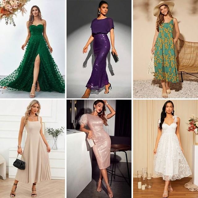 2024 Used casual fashion women's summer style elegant women's tight fitting dress mix and match style random