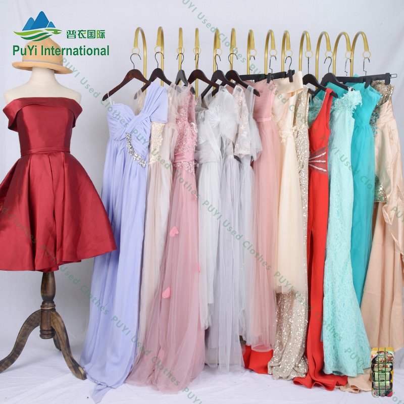 fashion evening dress class vip brand used clothes second hand clothes bales dresses