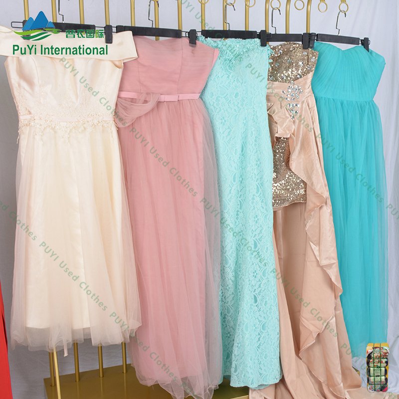 fashion evening dress class vip brand used clothes second hand clothes bales dresses