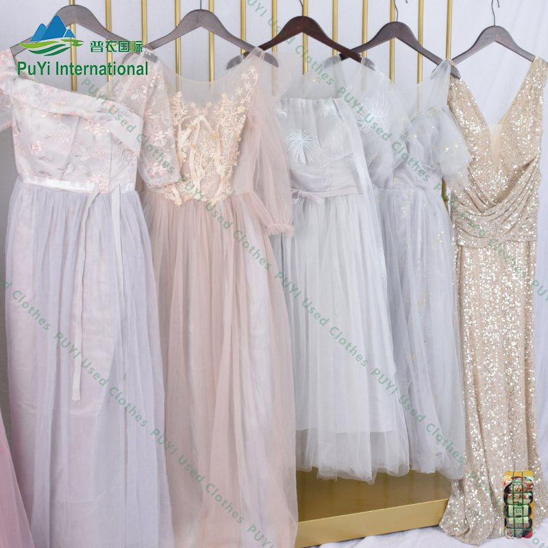 fashion evening dress class vip brand used clothes second hand clothes bales dresses