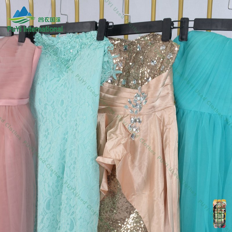 fashion evening dress class vip brand used clothes second hand clothes bales dresses