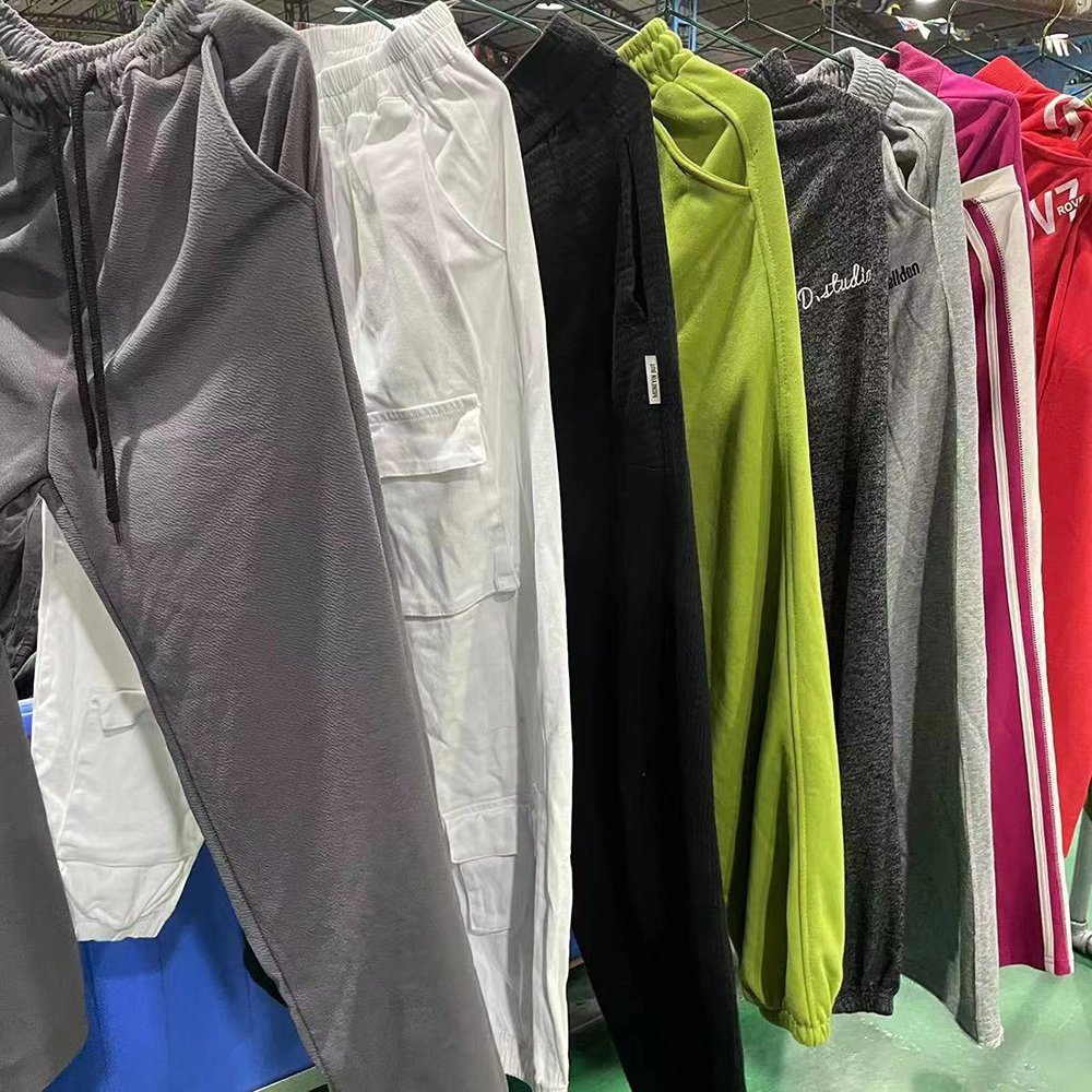 Plain Blank Sweat pants Jogger Heavy weight Cut Sew Thick Cotton Heavyweight Men Sweatpants Stock
