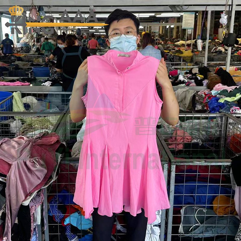 Used woman clothing ukay ukay Korean Bales factory 100Kgs Vip Dress Japan used clothes