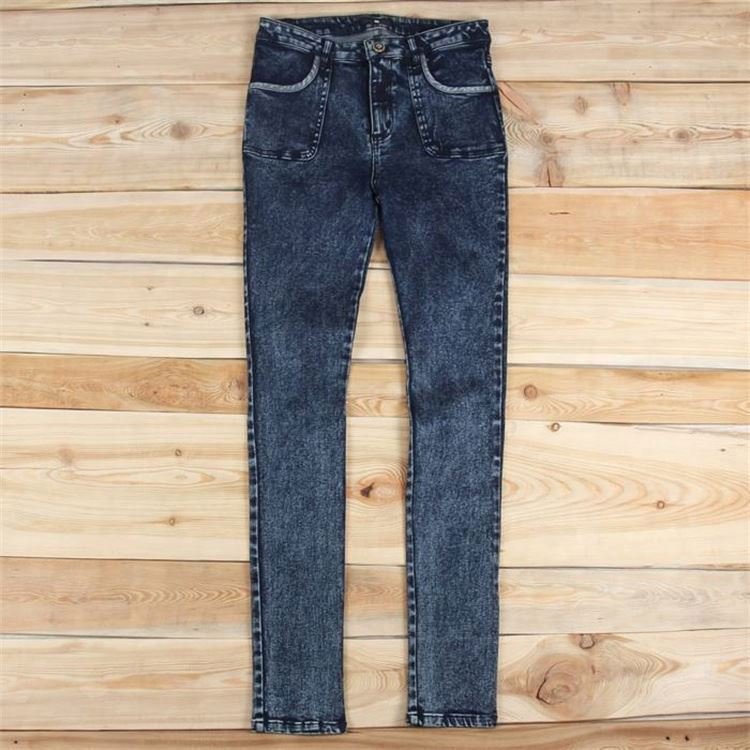 cut label stock factory wholesale cheap second-hand jeans apparel for women used jean pants ladies jeans pants