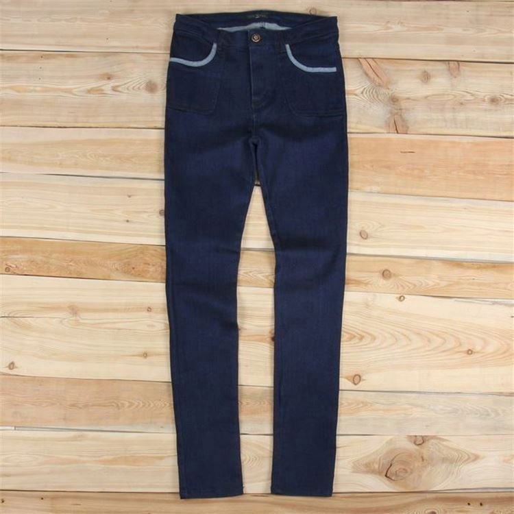cut label stock factory wholesale cheap second-hand jeans apparel for women used jean pants ladies jeans pants