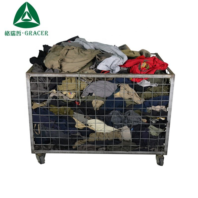 old clothes second hand brand clothes adult cargo long pants used clothes for sale