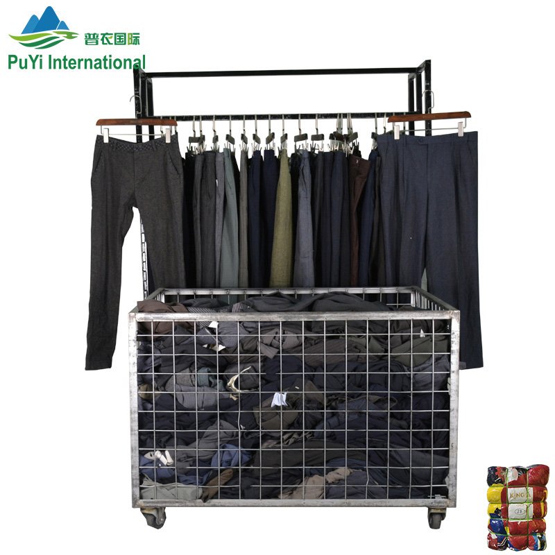 Winter Men suit pant blazer coat men's used clothes branded men bale second hand clothes used pants clothing