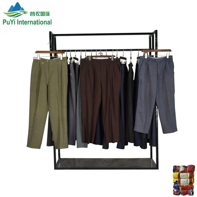 Winter Men suit pant blazer coat men's used clothes branded men bale second hand clothes used pants clothing