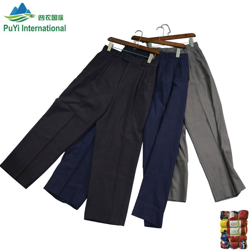 Winter Men suit pant blazer coat men's used clothes branded men bale second hand clothes used pants clothing