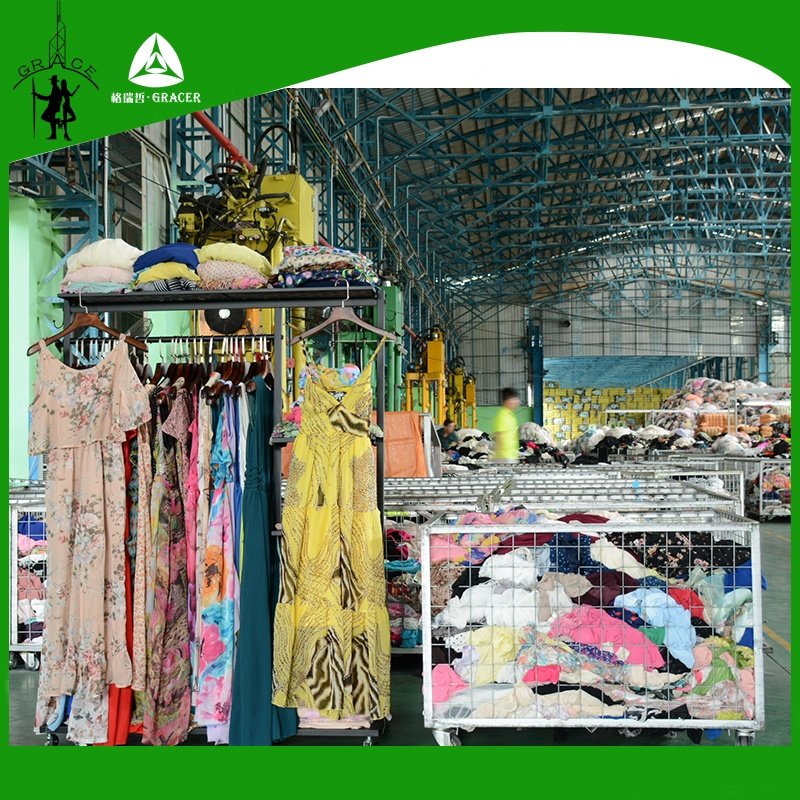 Guangzhou korea used dresses in bulk used clothes bales second hand clothing